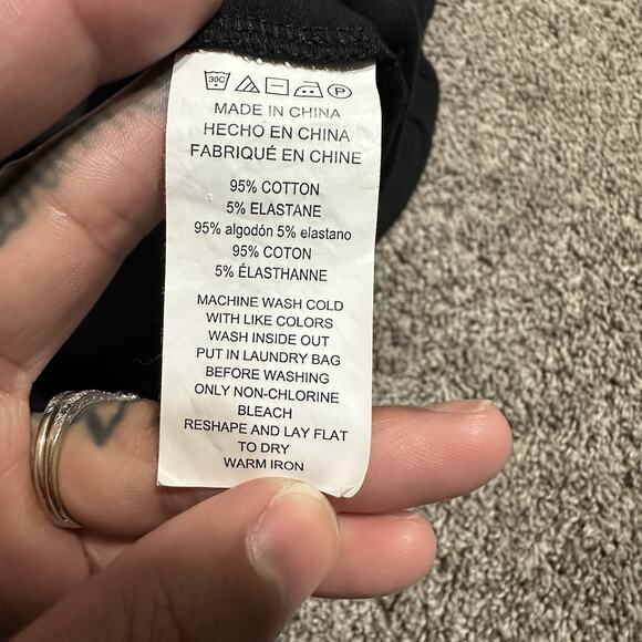 MICHAEL KORS Black Ruched Drawstring Mini T Shirt Dress Comfort Stretch Womens S - Picture 4 of 7